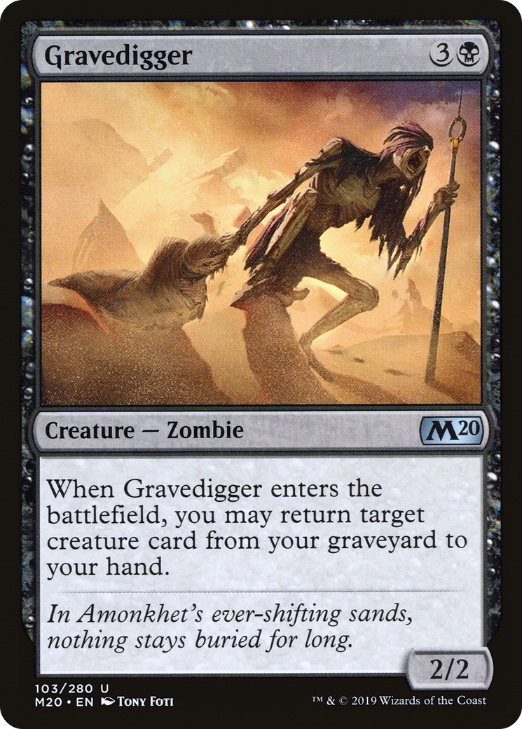 Image of Gravedigger (M20-103) - Core Set 2020 Foil