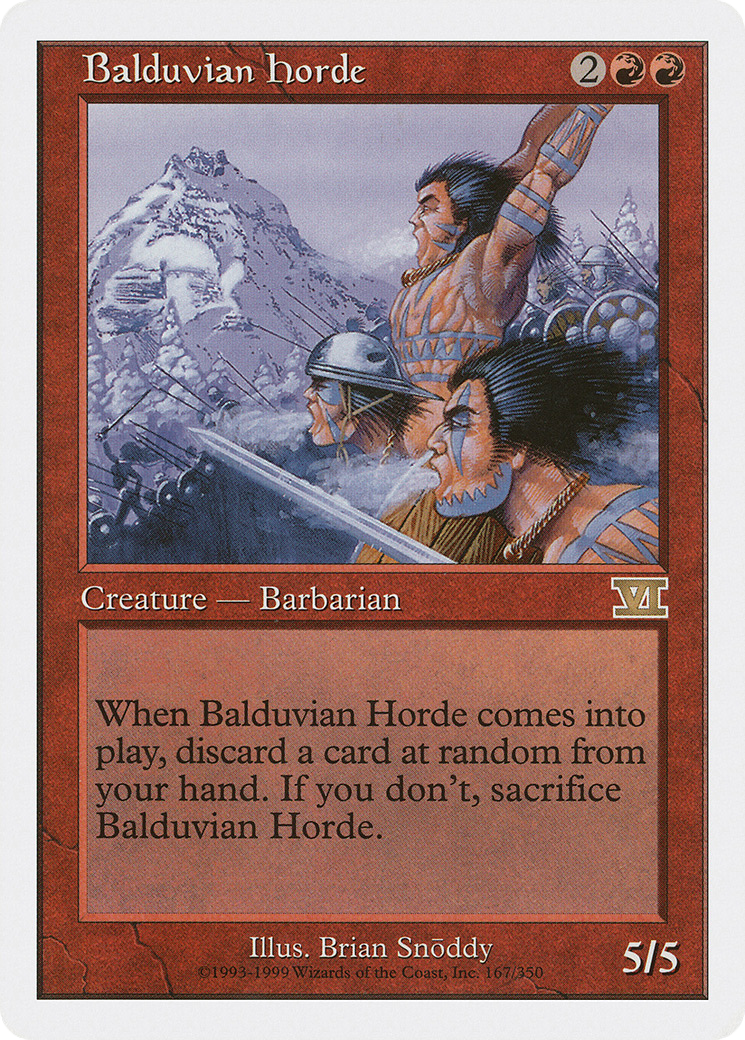 Image of Balduvian Horde (6ED-167) - Classic Sixth Edition