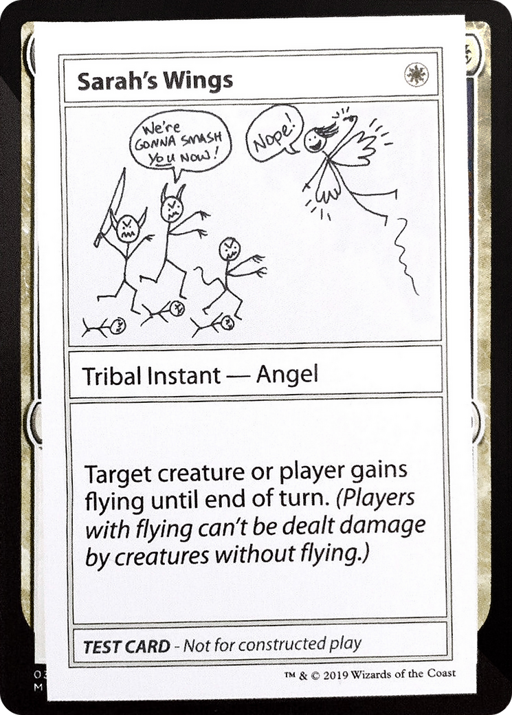 Image of Sarah's Wings (No PW Symbol) (CMB1-) - Mystery Booster Playtest Cards 2021