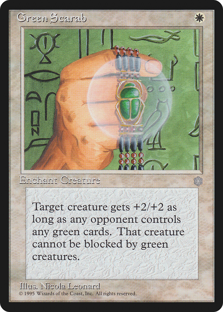 Image of Green Scarab (ICE-) - Ice Age