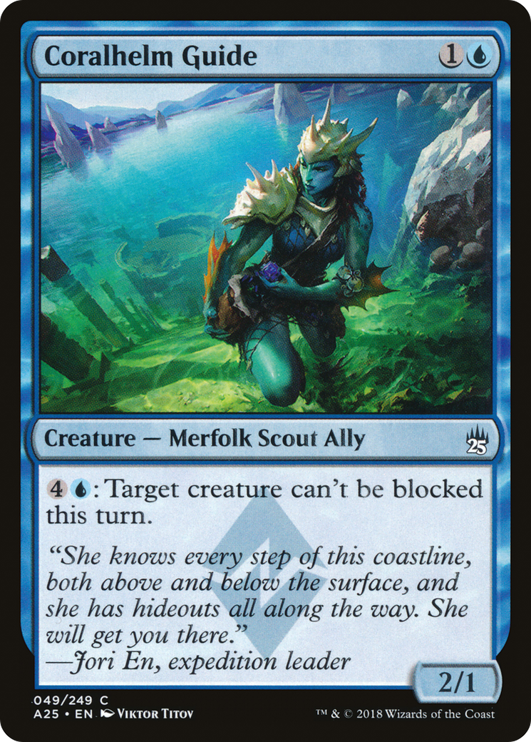 Image of Coralhelm Guide (A25-049) - Masters 25 Foil
