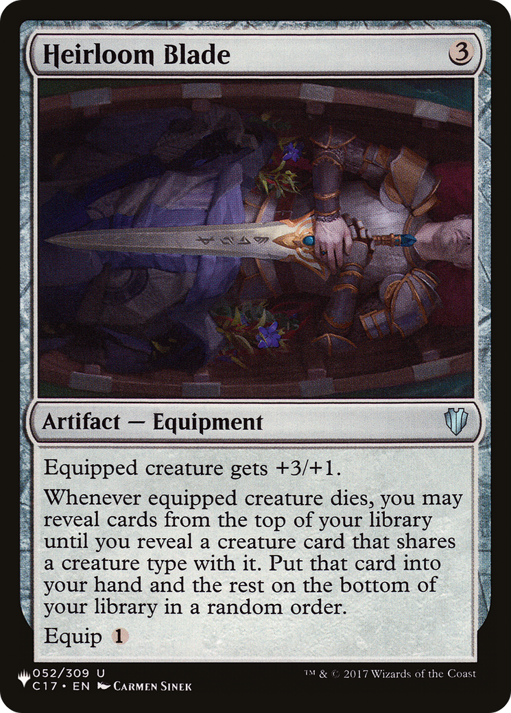 Image of Heirloom Blade (LIST-C17-52) - The List