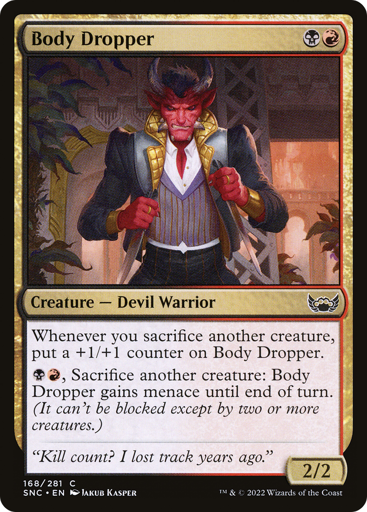Image of Body Dropper (SNC-168) - Streets of New Capenna Foil
