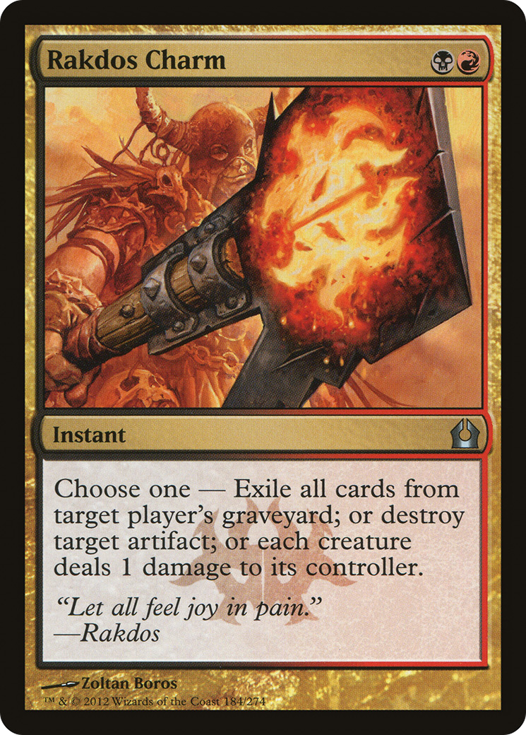 Image of Rakdos Charm (RTR-184) - Return to Ravnica Foil