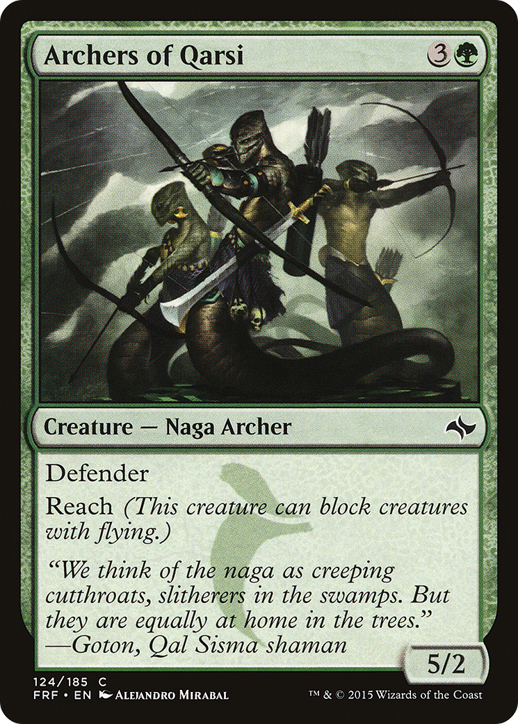 Image of Archers of Qarsi (FRF-124) - Fate Reforged Foil