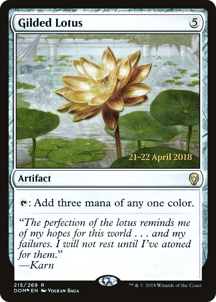 Image of Gilded Lotus (PRE-215) - Dominaria Promos Foil