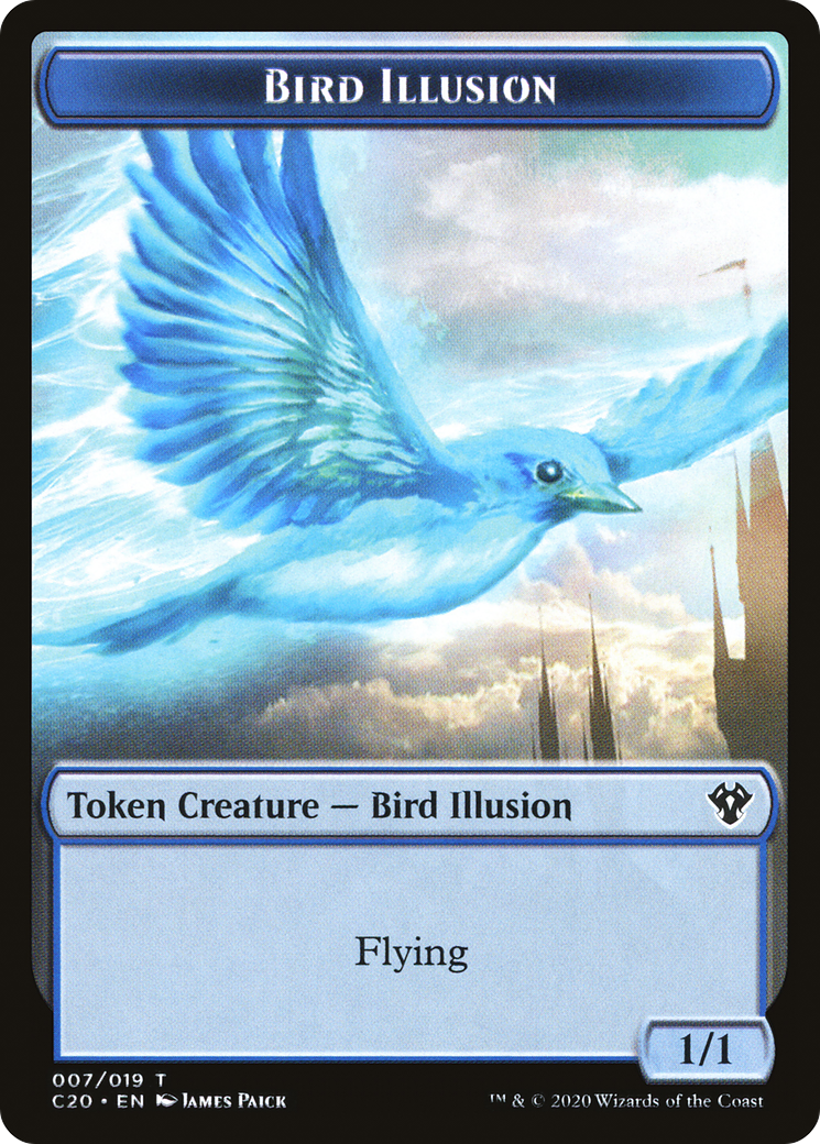 Image of Bird Illusion (TC20-007) - Commander 2020 Tokens