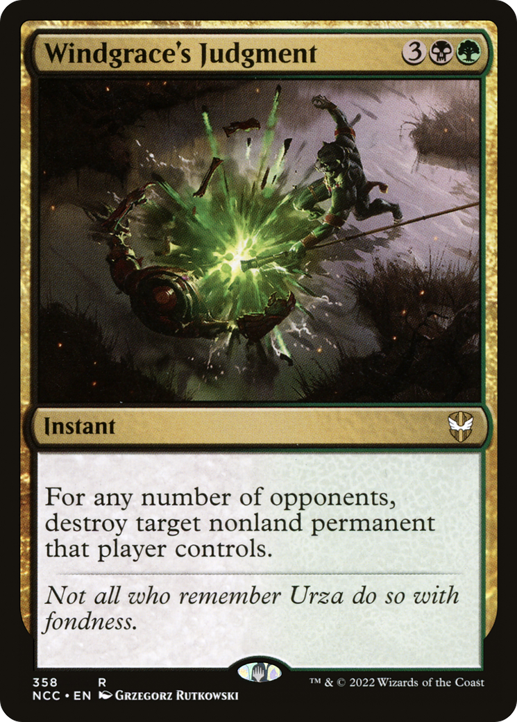 Image of Windgrace's Judgment (NCC-358) - New Capenna Commander