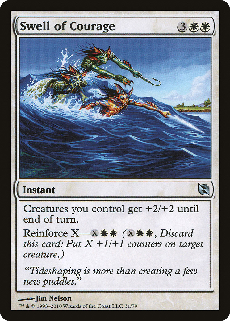 Image of Swell of Courage (DDF-031) - Duel Decks: Elspeth vs. Tezzeret