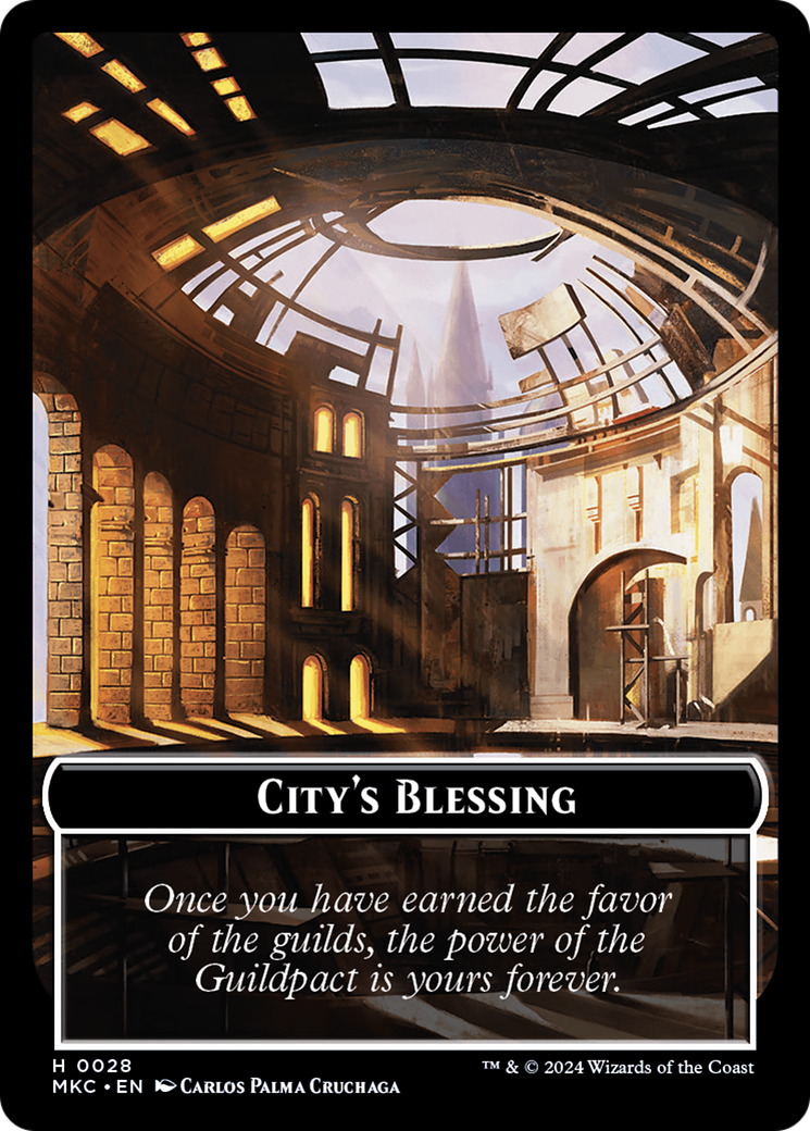 Image of City's Blessing (TMKC-028) - Murders at Karlov Manor Commander Tokens