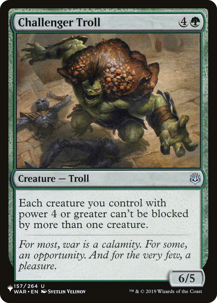 Image of Challenger Troll (LIST-WAR-157) - The List