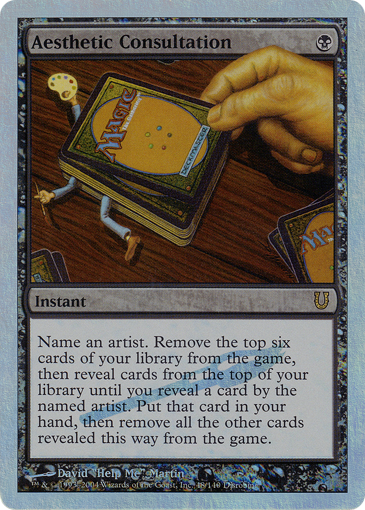 Image of Aesthetic Consultation (Alternate Foil) (UNH-048) - Unhinged Foil