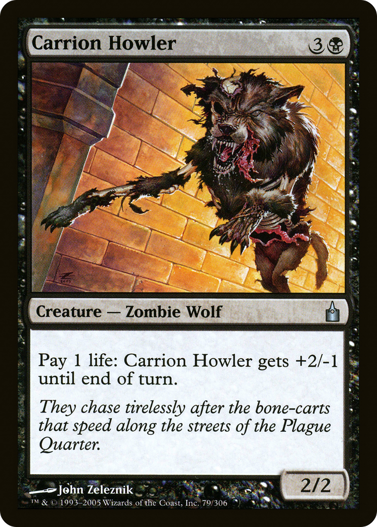 Image of Carrion Howler (RAV-079) - Ravnica: City of Guilds