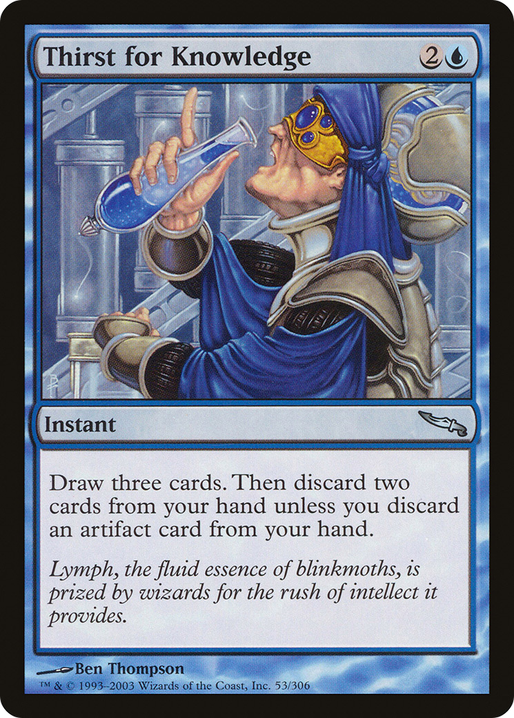 Image of Thirst for Knowledge (MRD-053) - Mirrodin