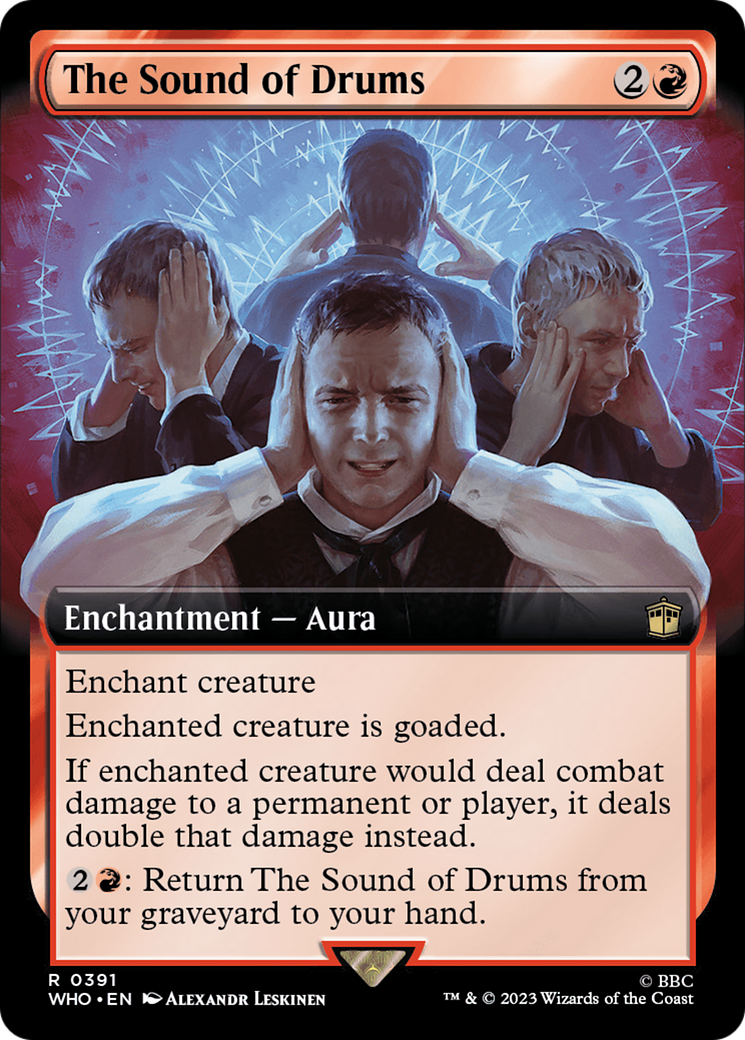 Image of The Sound of Drums (Extended Art) (WHO-391) - Doctor Who: (Extended Art) Foil