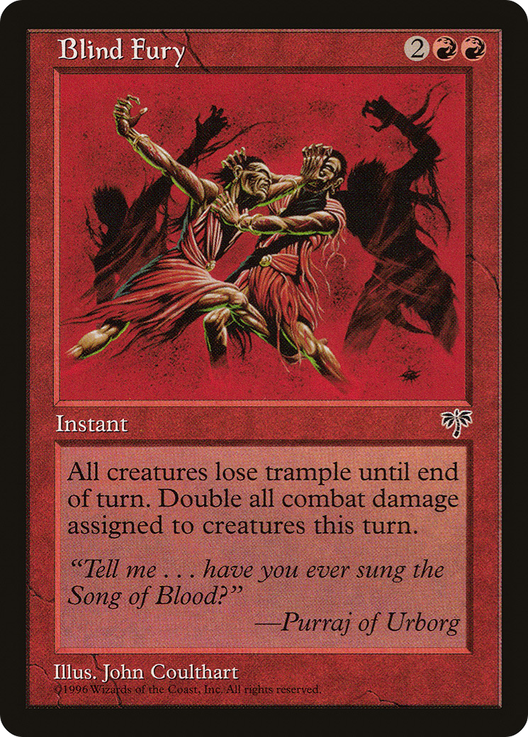Image of Blind Fury (MIR-) - Mirage