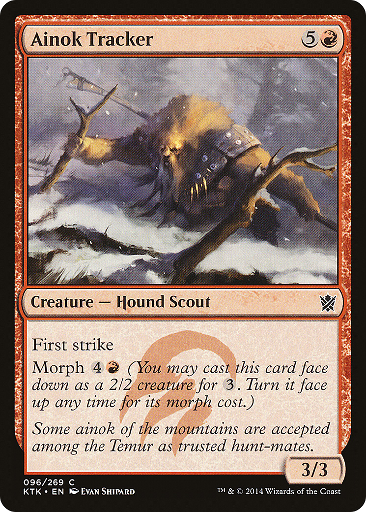 Image of Ainok Tracker (KTK-096) - Khans of Tarkir Foil