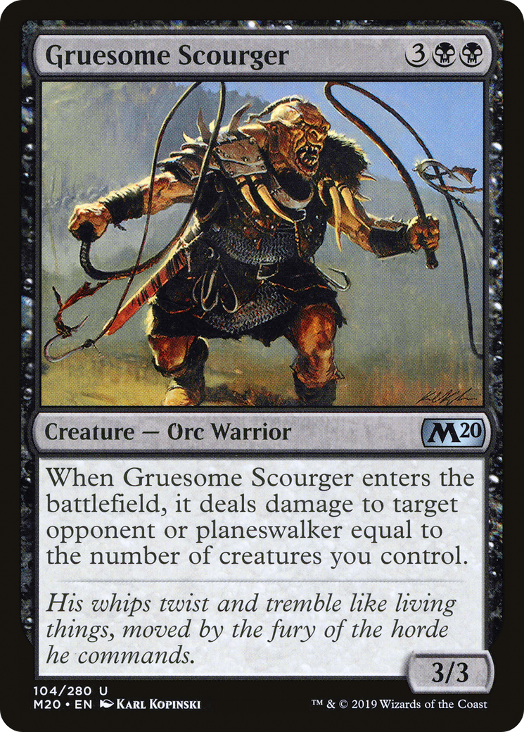 Image of Gruesome Scourger (M20-104) - Core Set 2020
