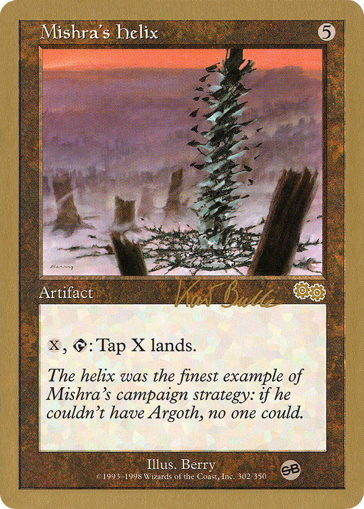 Image of Mishra's Helix - 1999 Kai Budde (USG) (SB) (WCD-) - World Championship Decks 1999