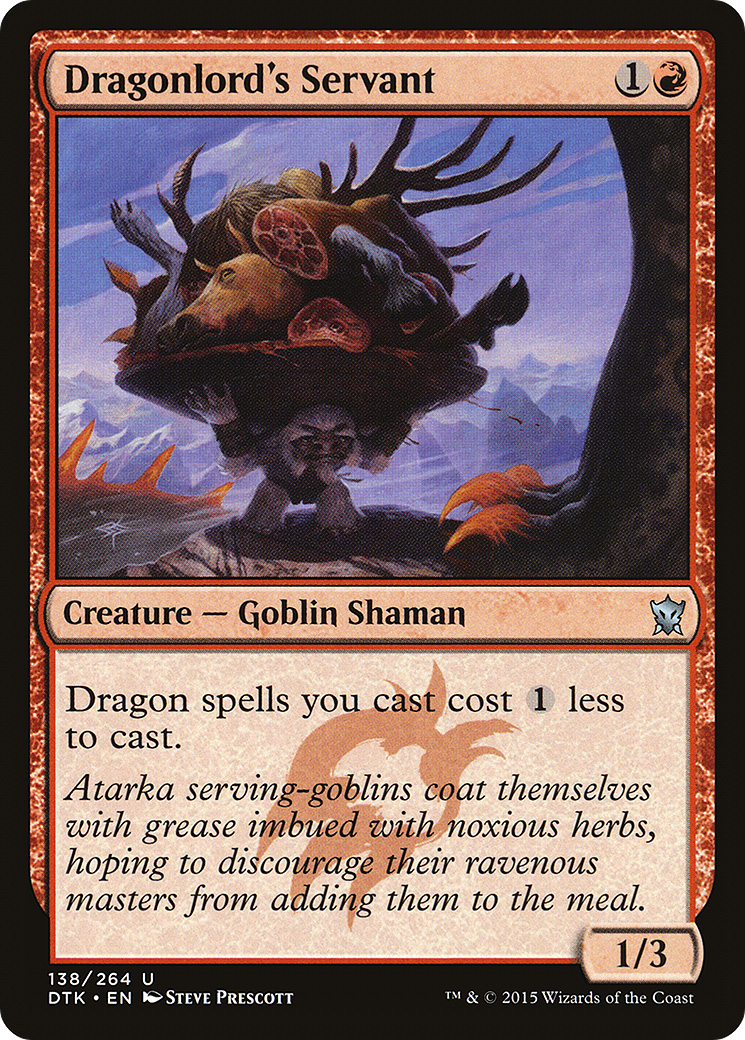 Image of Dragonlord's Servant (DTK-138) - Dragons of Tarkir