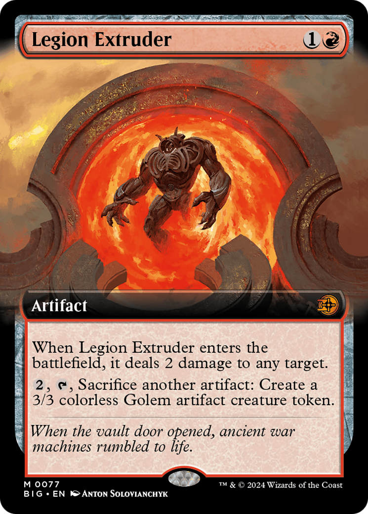 Image of Legion Extruder (Extended Art) (BIG-077) - The Big Score: (Extended Art)
