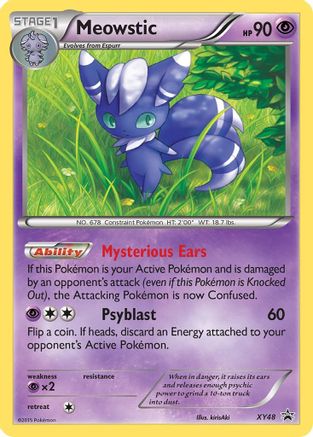 Image of Meowstic XY48  - Holofoil XY Promos - Promo