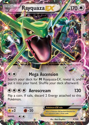 Image of Rayquaza EX XY66  - Holofoil XY Promos - Promo