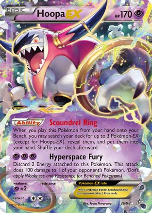 Image of Hoopa EX 036/98  - Holofoil XY  Ancient Origins - Ultra Rare