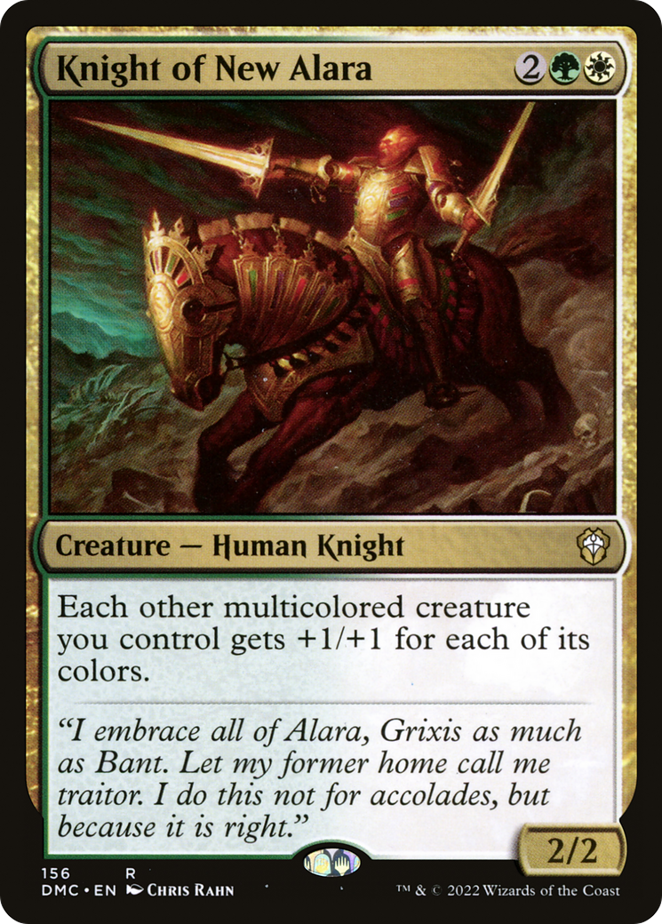 Image of Knight of New Alara (DMC-156) - Dominaria United Commander