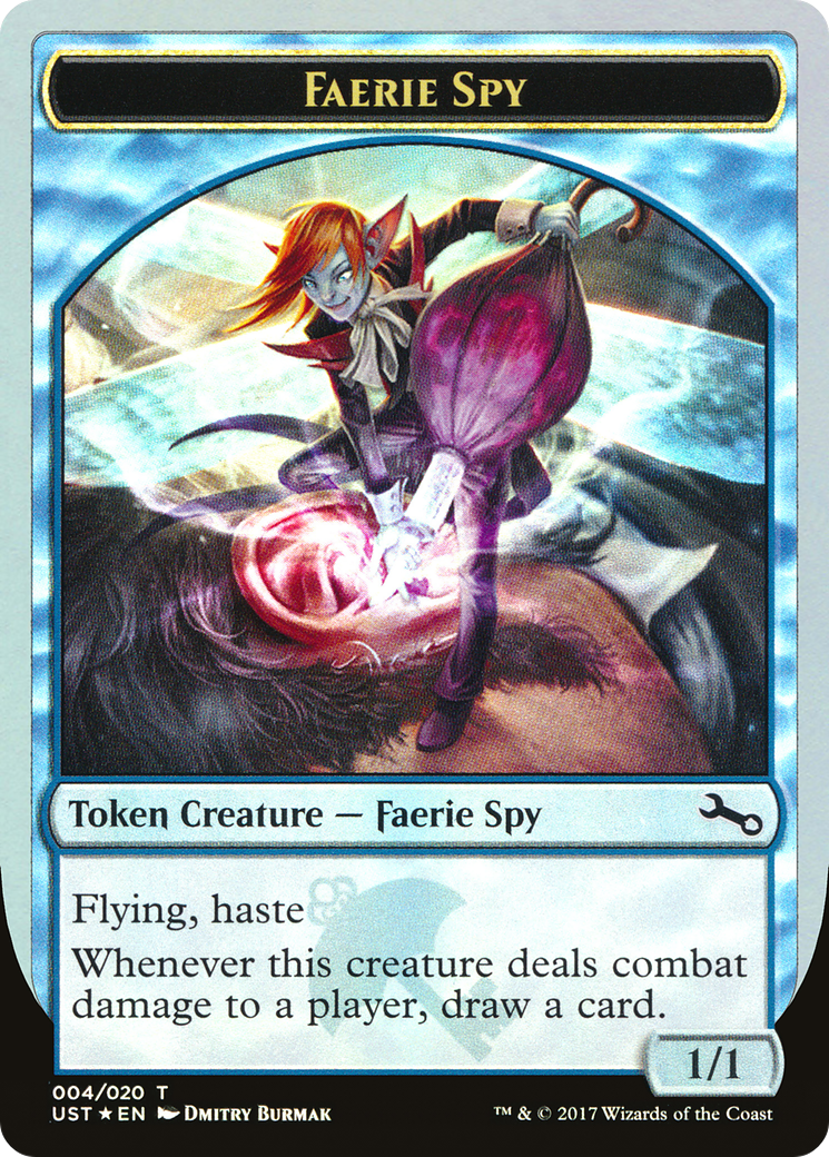 Image of Faerie Spy Token (UST-004) - Unstable Tokens Foil