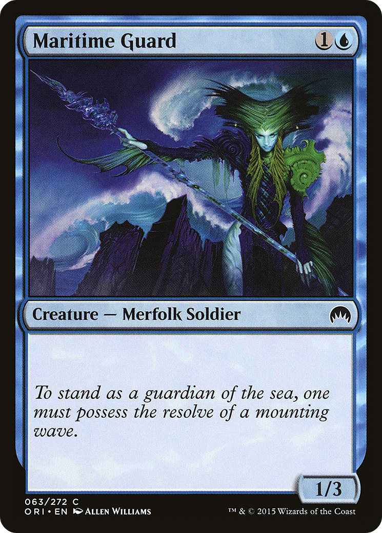 Image of Maritime Guard (ORI-063) - Magic Origins Foil