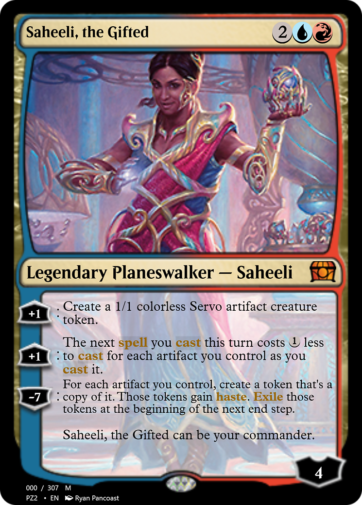 Image of Saheeli, the Gifted (PZ2-70685) - Treasure Chest