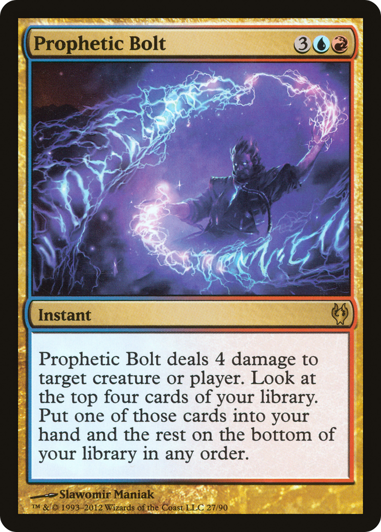 Image of Prophetic Bolt (DDJ-027) - Duel Decks: Izzet vs. Golgari