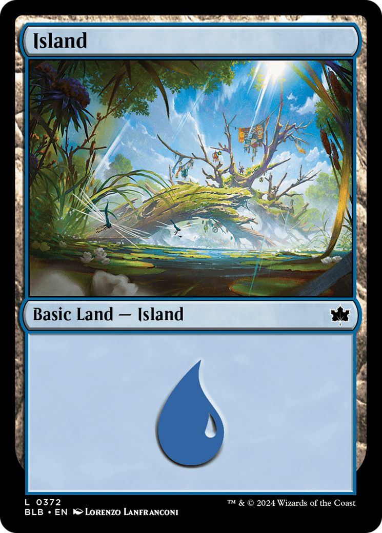 Image of Island (BLB-372) - Bloomburrow Foil