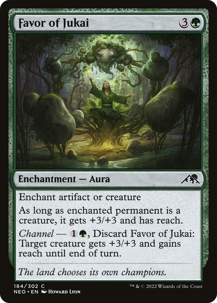 Image of Favor of Jukai (NEO-184) - Kamigawa: Neon Dynasty