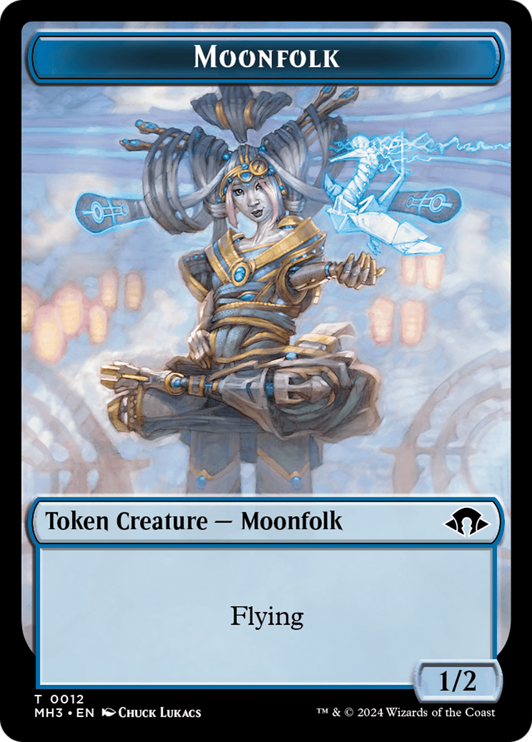 Image of Moonfolk (TMH3-012) - Modern Horizons 3 Tokens Foil