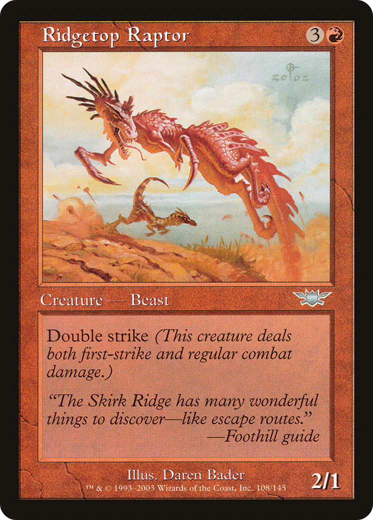Image of Ridgetop Raptor (LGN-108) - Legions