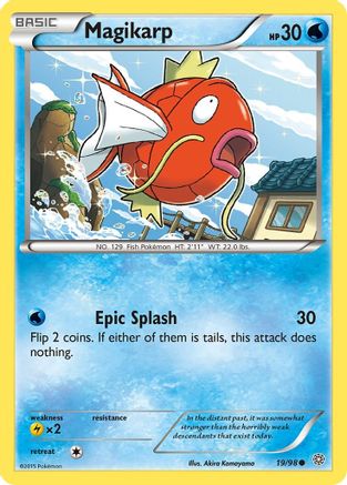 Image of Magikarp 019/98  - Reverse Holofoil XY  Ancient Origins - Common