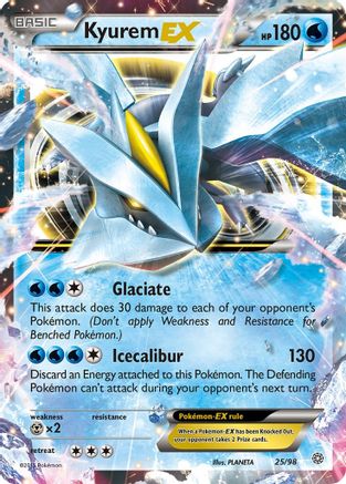 Image of Kyurem EX 025/98  - Holofoil XY  Ancient Origins - Ultra Rare