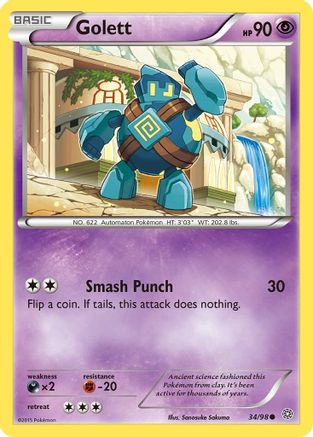 Image of Golett 034/98  XY  Ancient Origins - Common