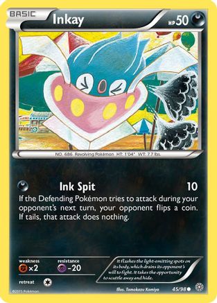 Image of Inkay 045/98  XY  Ancient Origins - Common