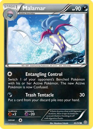 Image of Malamar 046  XY  Ancient Origins - Common