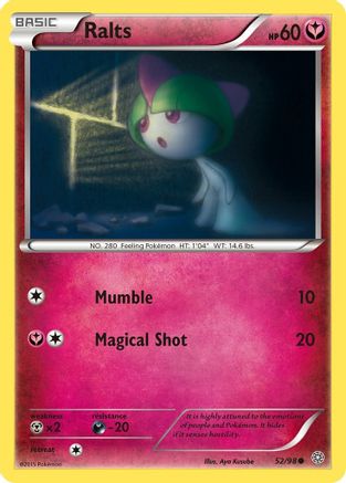 Image of Ralts 052/98  XY  Ancient Origins - Common