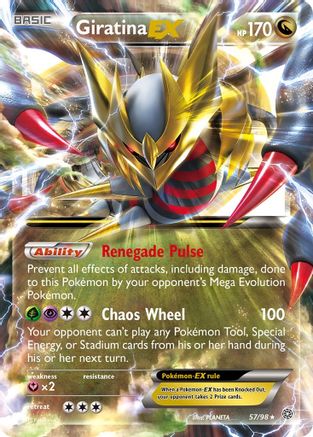 Image of Giratina EX 057/98  - Holofoil XY  Ancient Origins - Ultra Rare