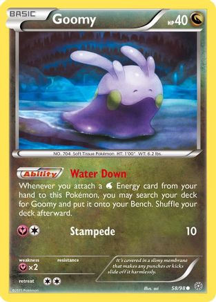 Image of Goomy 058/98  XY  Ancient Origins - Common