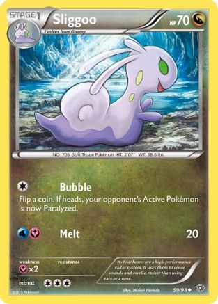 Image of Sliggoo 059/98  XY  Ancient Origins - Uncommon