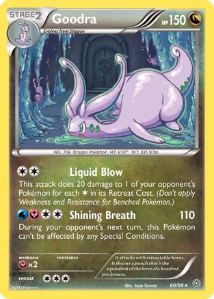 Image of Goodra 060/98  - Holofoil XY  Ancient Origins - Holo Rare