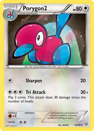 Image of Porygon2 065/98  XY  Ancient Origins - Uncommon
