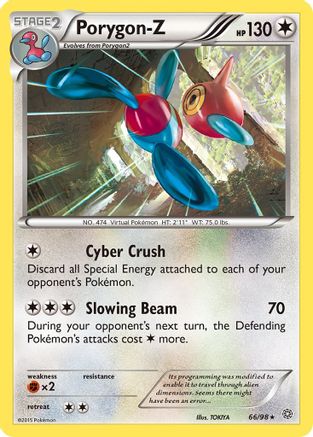 Image of Porygon 066/98  - Reverse Holofoil XY  Ancient Origins - Rare