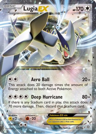 Image of Lugia EX 068/98  - Holofoil XY  Ancient Origins - Ultra Rare